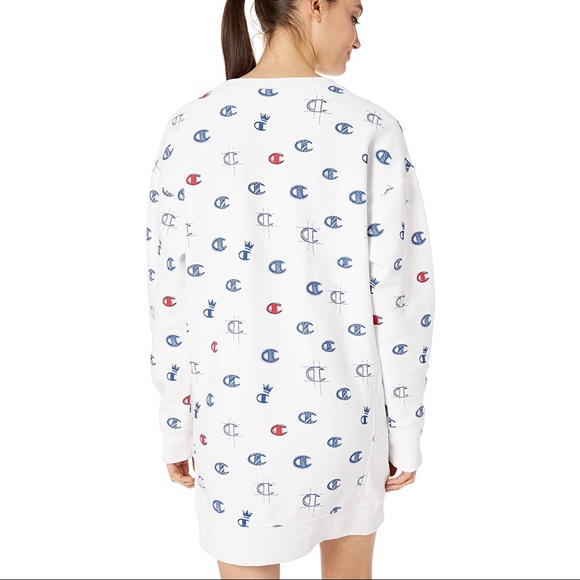 NEW!!! Champion Reverse Weave Long Sleeve Dress - Picture 2 of 6